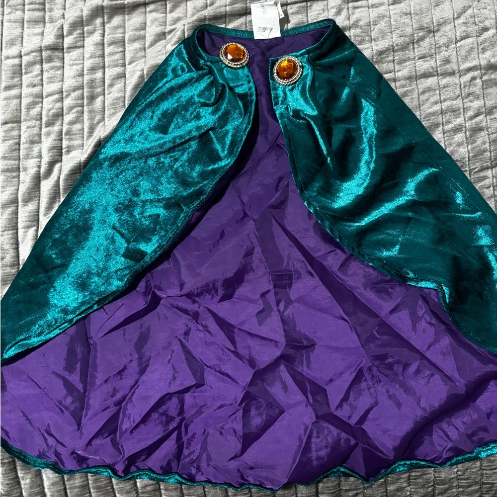 Disney Teal and Purple Kids Halloween Costume Cape